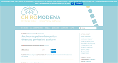 Desktop Screenshot of chiromodena.it